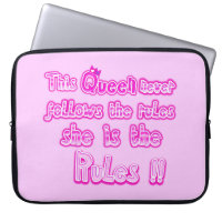 This queen never follows the rules Electronics Bag