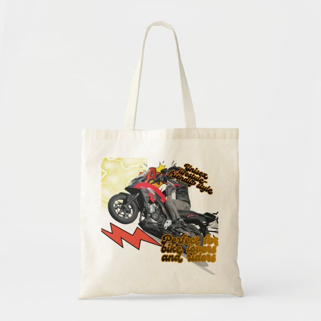 This Racing Bike Tote Bag (Front)