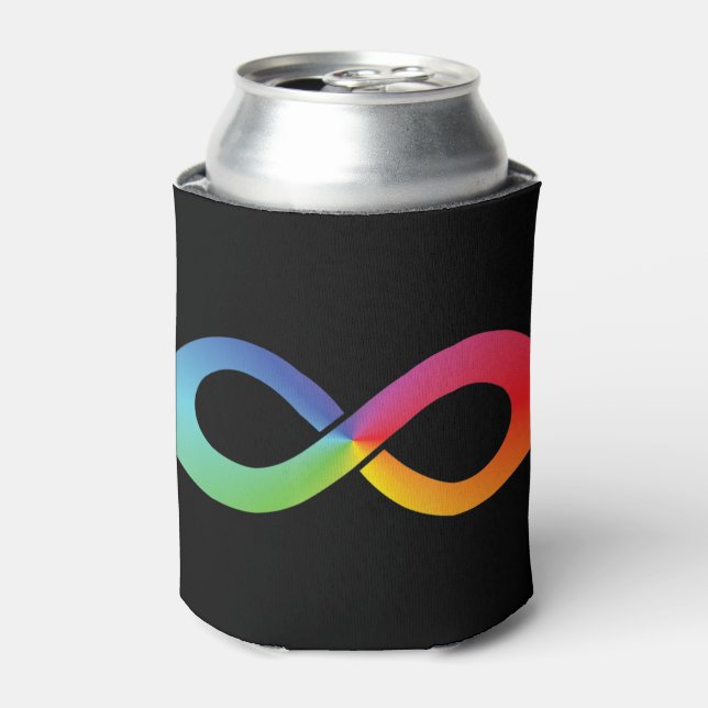 This rainbow infinity design can symbolise so many cooler (Can Front)