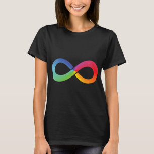 This rainbow infinity design can symbolise so many T-Shirt