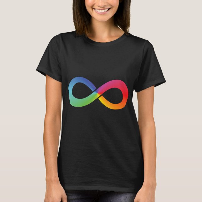 This rainbow infinity design can symbolise so many T-Shirt (Front)
