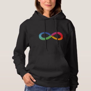 This rainbow infinity design can symbolize so many hoodie