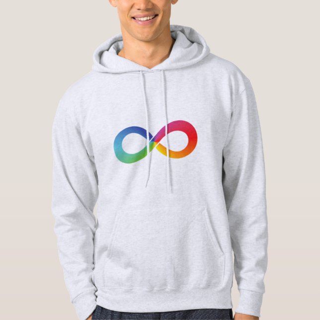 This rainbow infinity shirt symbolises whatever it (Front)