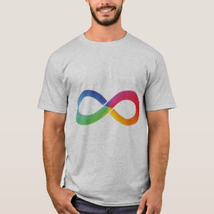 This rainbow infinity shirt symbolises whatever it