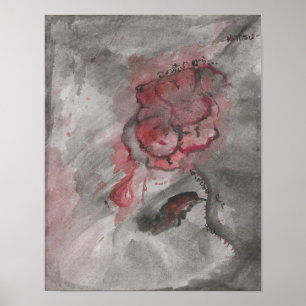 This red rose Poster