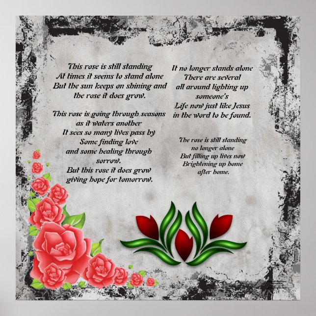 This Rose Poetic Poster (Front)