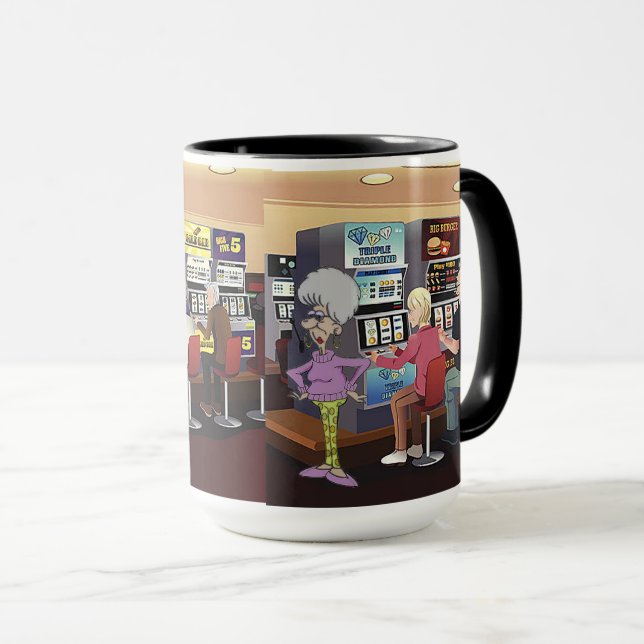 This Says It All Combo Mug, 15 oz Mug (Front Right)