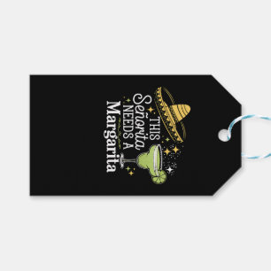 This Senorita Needs A Margarita Cinco De Mayo Gift Tags