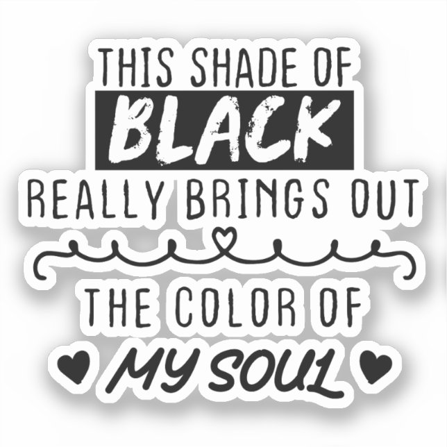 This shade of black really brings out the colour o (Front)