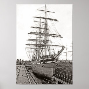 This Ship Talus 1892 Poster