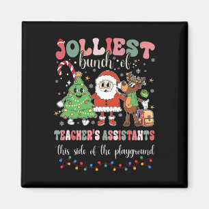 This Side Of The Playground Cute Merry Teacher's I Magnet