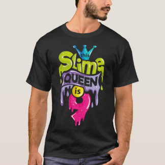 This Slime Queen is 9  9th Birthday Slime  T-Shirt