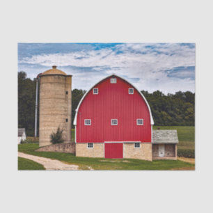 This Snappy Red Barn Is Too Perfect To Be Real Tissue Paper
