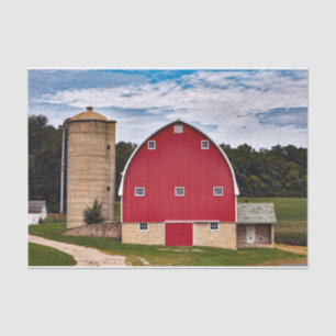 This Snappy Red Barn Is Too Perfect To Be Real Tissue Paper