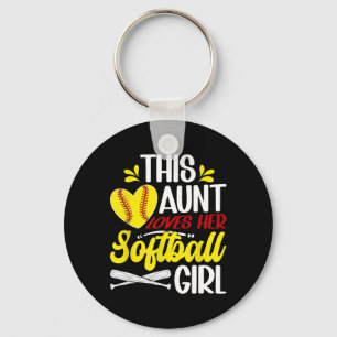This Softll Aunt Of A Softll Player Auntie Key Ring