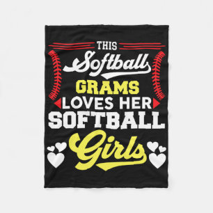 This Softll Grams Loves Her Softll Girls Fleece Blanket