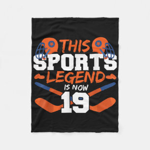 This Sports Legend Is Now 19 Fleece Blanket