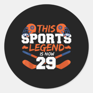 This Sports Legend Is Now 29  Classic Round Sticker