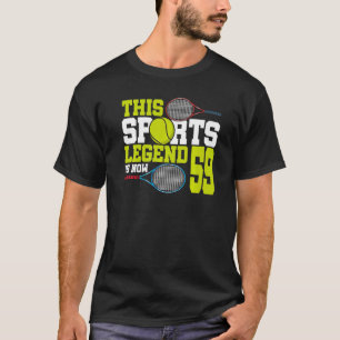 This Sports Legend Is Now 59 Tennis 59th Birthday T-Shirt
