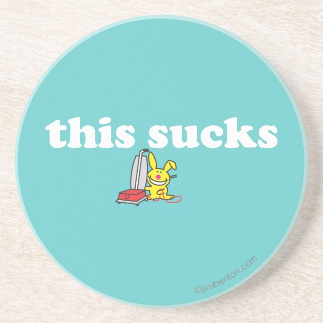 This Sucks Coaster (Front)