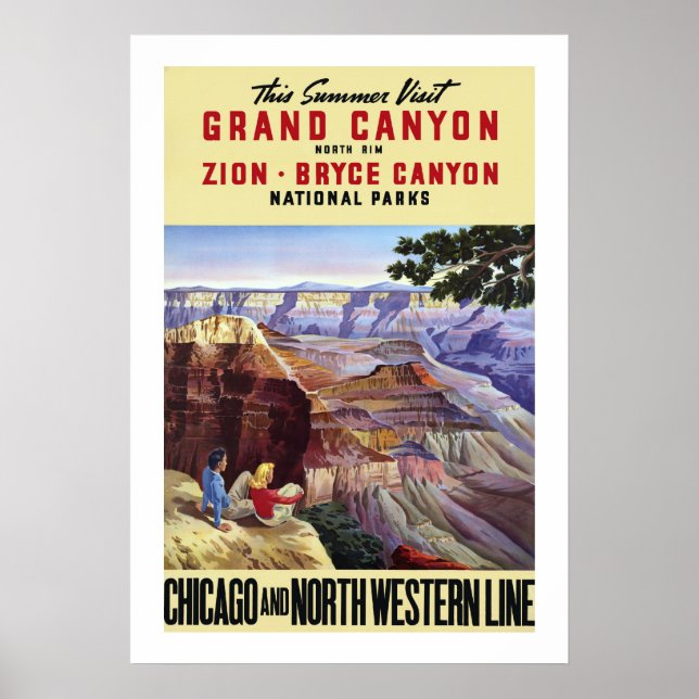 This Summer Visit Grand Canyon Poster (Front)