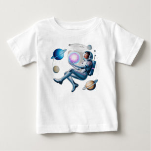 This t-shirt design features a whimsical and imagi
