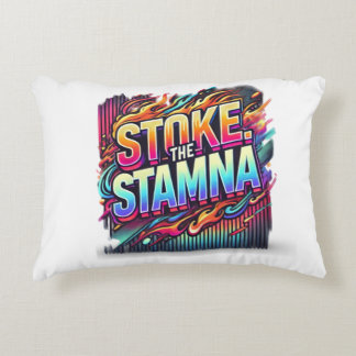 This t-shirt design features the bold phrase decorative cushion
