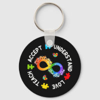 This tee with Infi-nity symbol in rainbow colour a