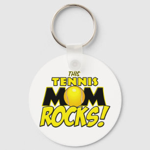 This Tennis Mom Rocks.png Key Ring