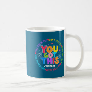 This Test Day Rock Test Teacher Coffee Mug