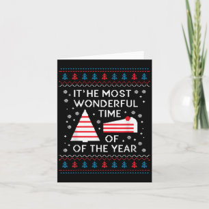 This The Season Christmas Tree Cake Ugly Xmas Swea Card