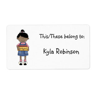 This/These belong to:-Personalise Item+Name