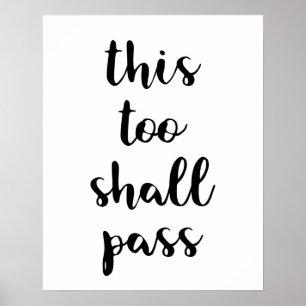 This Too Shall Pass Poster