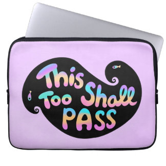 This Too Shall Pass Wave Laptop Sleeve