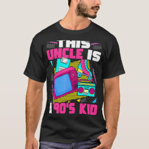 This Uncle Is A 90s Kid 90s Aesthetic Family Reuni T-Shirt