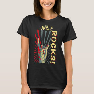 This Uncle Rocks Vintage Retro Concert 70s 80s Fun T-Shirt