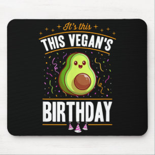 This Vegans Birthday Vegan Birthday Party Supply Mouse Pad