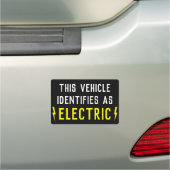 This Vehicle Identifies as Electric Car Magnet (In Situ)