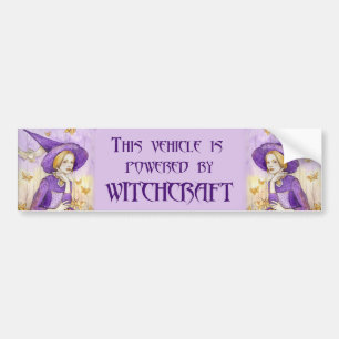 This vehicle is powered by witchcraft bumper sticker