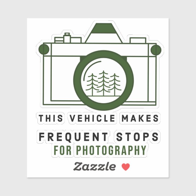This Vehicle Makes Frequent Stops For Photography (Sheet)