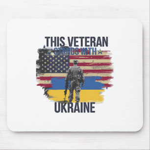 This Veteran Stands With Ukraine 15 Mouse Pad