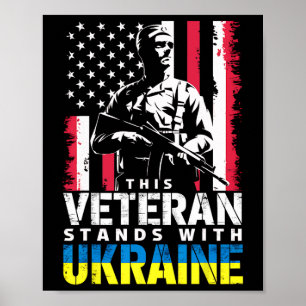 This Veteran Stands With Ukraine 9  Poster