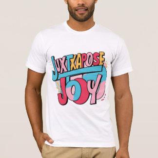 This vibrant t-shirt design features the phrase 