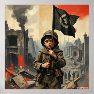 THIS WAR WILL NEVER END-4 POSTER