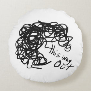 This Way Out---> throw pillow THRIVE collection