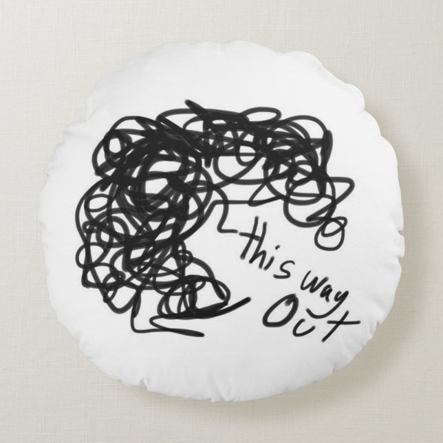 This Way Out---> throw pillow | THRIVE collection  (Front)