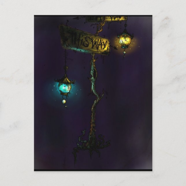 This way That way Postcard (Front)