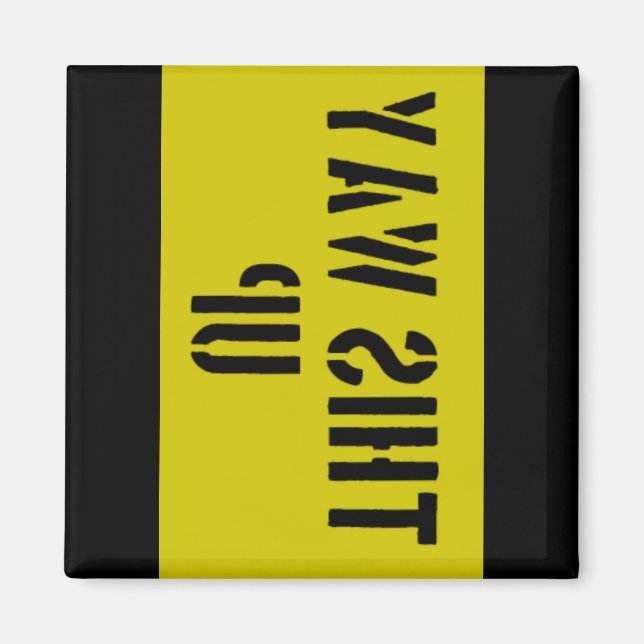 This way up magnet (Front)