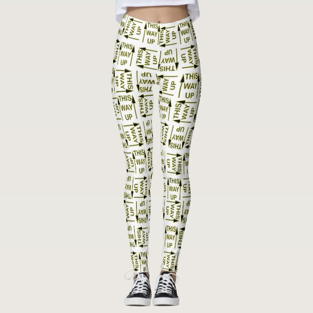 This Way Up Mixed Leggings (Front)