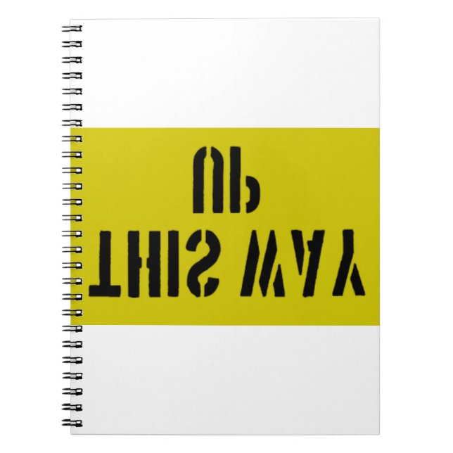 This way Up Notebook (Front)